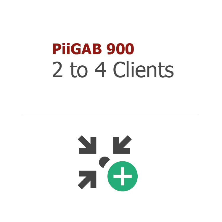 Da 2 a 4 client - Aggiornamento della licenza