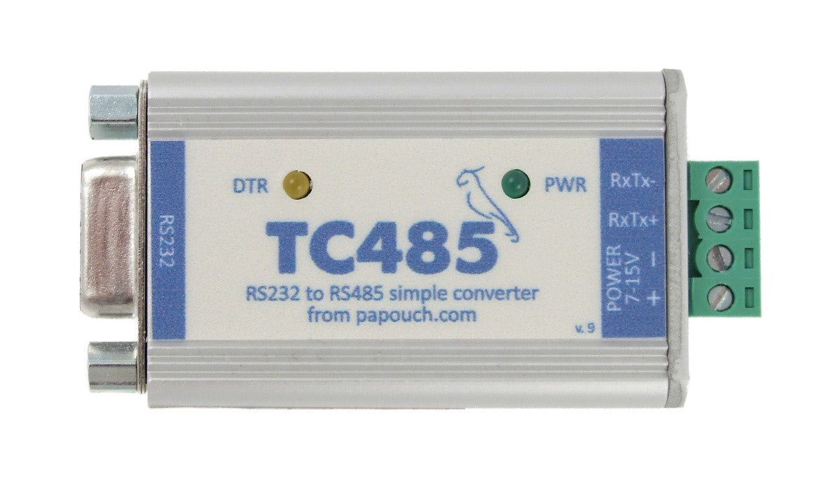 Kit convertitore da RS232 a RS485 con guida DIN