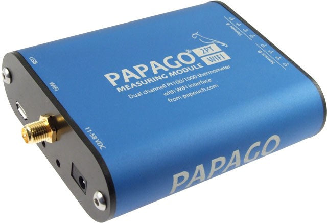 Papago Pt100/1000-Temperaturmessgerät WLAN