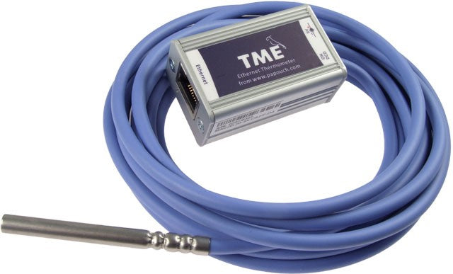 Ethernet-Thermometer, EU-Netzteil, 10-m-Kabel
